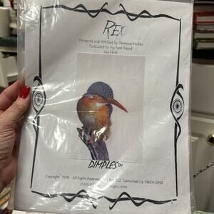 Dimples Designs Terrence Nolan Rex Counted Cross Stitch Pattern